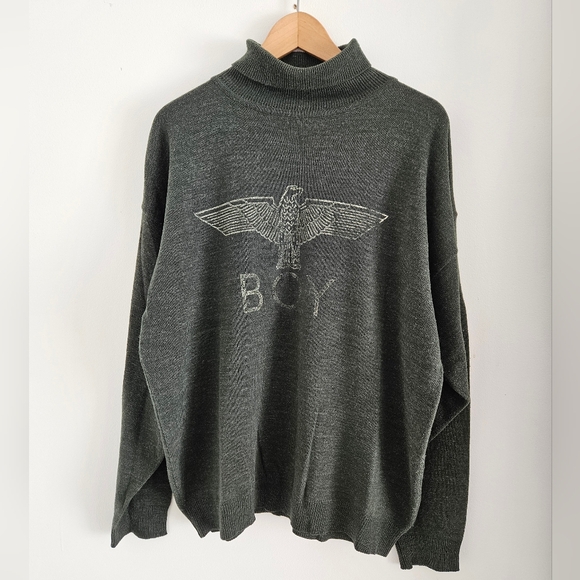 Boy London Other - Vintage Boy London Long Sleeve Turtleneck Sweater Extra Large Punk Rock 80s 90s